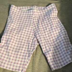 Purple biker shorts size 10/medium